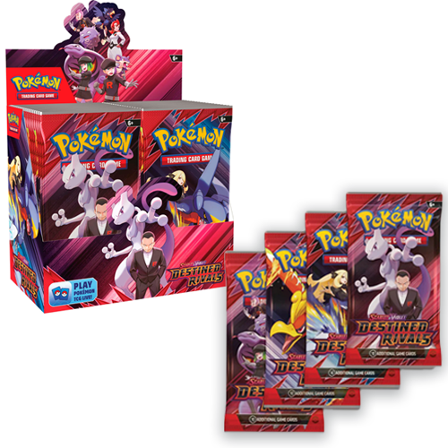 pokemon scarlet & violet destined rivals booster bundle box Pokemon Scarlet & Violet-Destined Rivals Booster Pack (English)(10 car –  FUN&KO main image 1