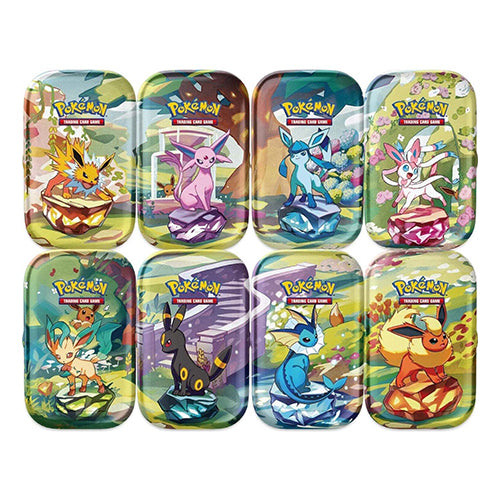 Pokemon Scarlet & Violet Prismatic Evolutions Mini Tin (1 x Random Tin)