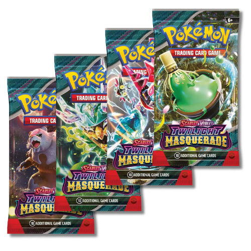 Pokemon Scarlet & Violet Twilight Masquerade Booster Pack (10 Cards)