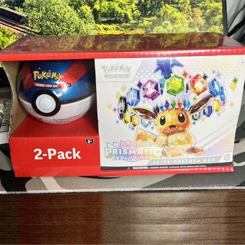 Pokemon Scarlet & Violet Prismatic Evolutions 2-Pack Sam's Club exclus –  FUN&KO