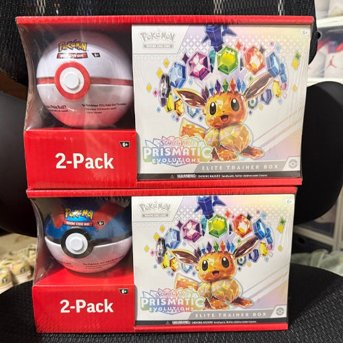 Pokemon Scarlet & Violet Prismatic Evolutions 2-Pack Sam's Club exclusive