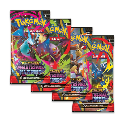 Pokemon Mega Evolution—Phantasmal Flames Booster Pack