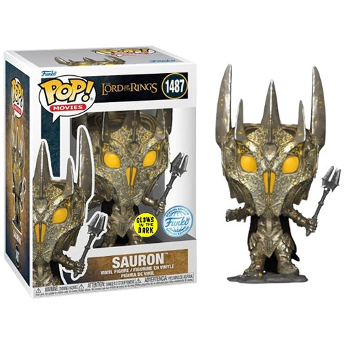 أفلام فانكو بوب - سيد الخواتم - سورون #1487 متوهج في الظلام (إصدار خاص)