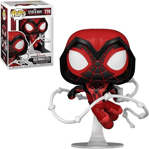 Funko Pop Marvel's gamerverse spider-Man Miles Morales (Crimson Cowl Suit)