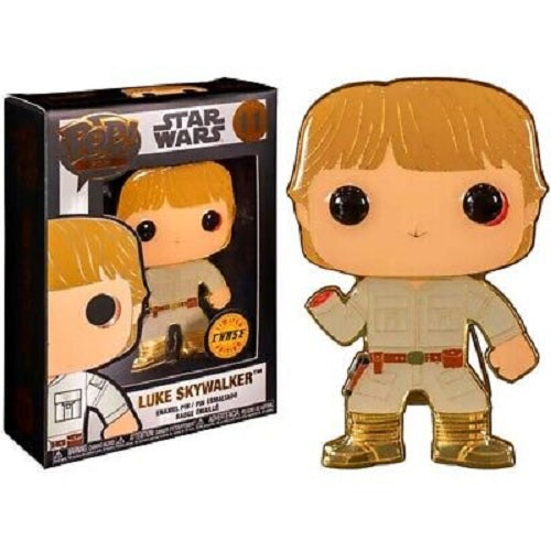 Funko Pop Pins :Star Wars- Luke Skywalker ( Chase )limited edition