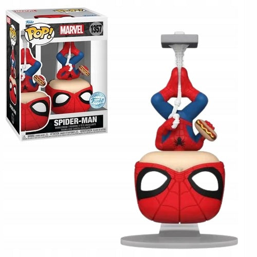 Funko Pop Marvel Spider-Man - Upside Down Spider-Man with Hot Dog