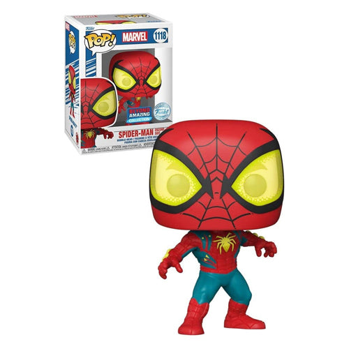 Funko Pop Marvel's Spider-Man: Beyond Amazing collection : -Spider-Man in Oscorp Suit(funko special edition)