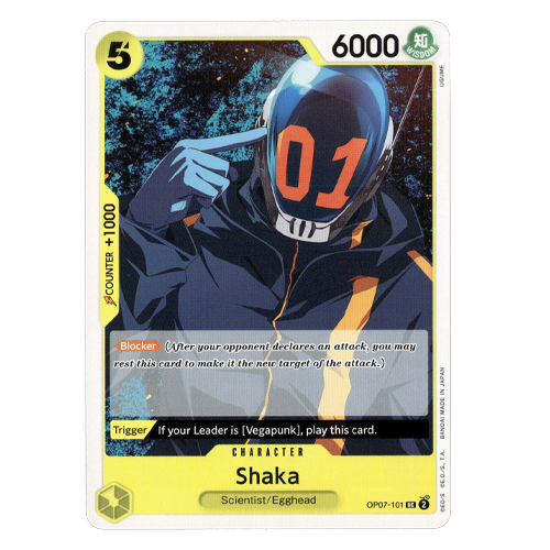One Piece Card Game OP07-101 UC Shaka – Uncommon – 500 Years in the Future