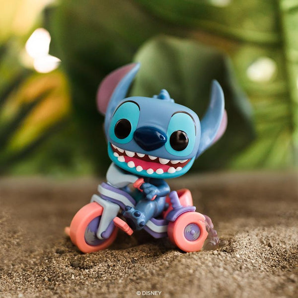 Funko Pop Disney Lilo & Stitch :Stitch on Tricycle (funko shop limited edition)