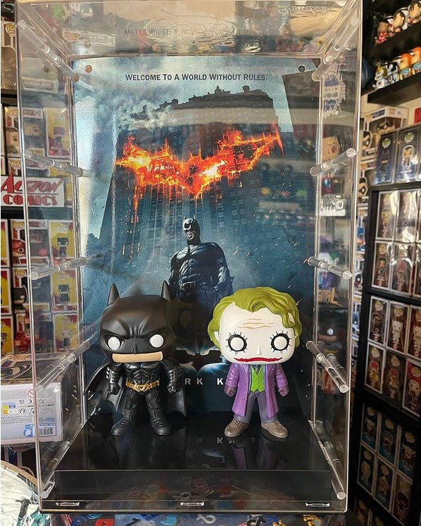 Funko DC Pop Movie posters The Dark Knight Batman The Joker (with Case)
