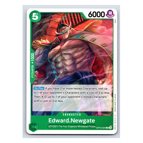 One Piece TCG OP10-024 Common – Edward Newgate (Whitebeard)