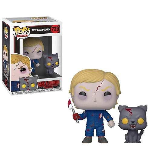 Funko Pop Movies :Pet Sematary- Undead Gage & Church (DAMAGED BOX)