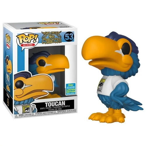 Funko Pop! Ad Icons: Toucan #53( funko SDCC 2019 Exclusive) limited