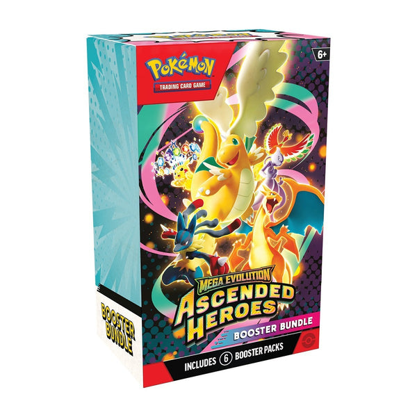 Pokemon Mega Evolution-Ascended Heroes Booster Bundle (6 Packs)