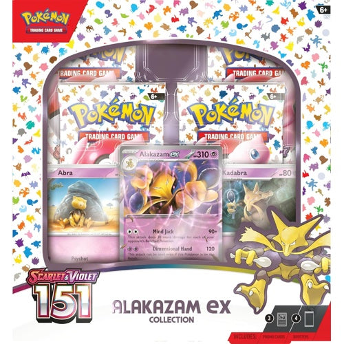 Pokemon Scarlet & Violet 151 Alakazam ex Collection Box