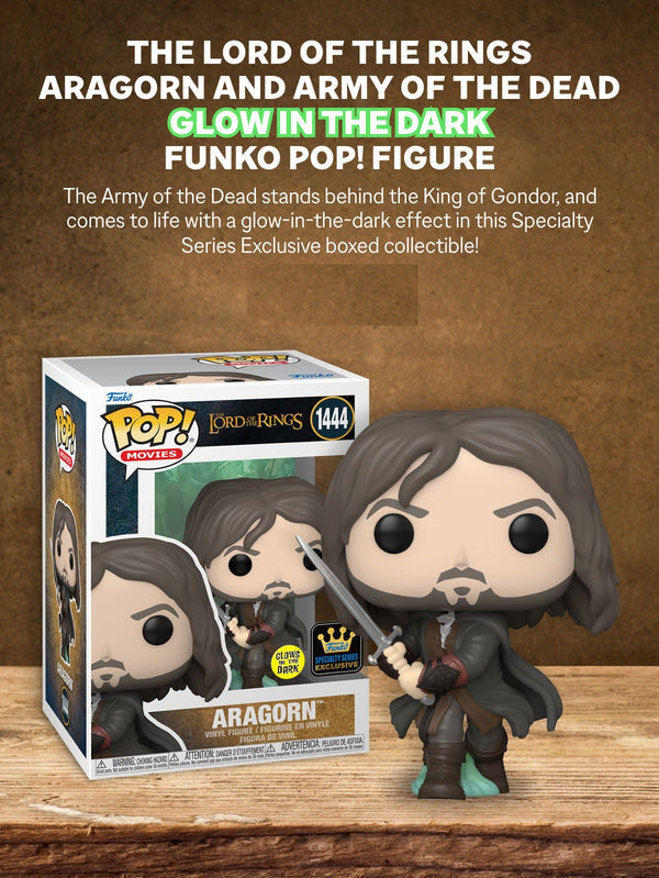 Funko Pop Movies The Lord of the Rings - Aragorn Glows in the Dark  (funko specialty series exclusive)