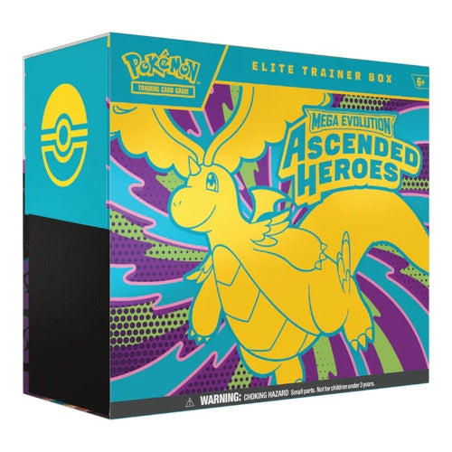 Pokemon Mega Evolution:Ascended Heroes Elite Trainer Box(From Fresh Case)