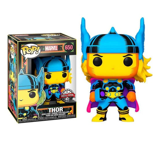 Funko Pop! Marvel : Black Light- Thor special edition
