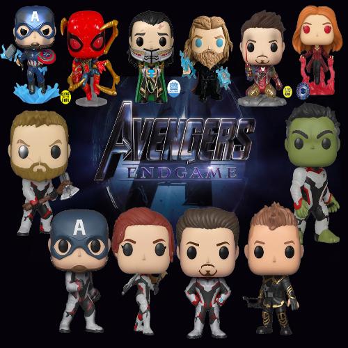 Funko Pop Movies Marvel Avengers Endgame collection