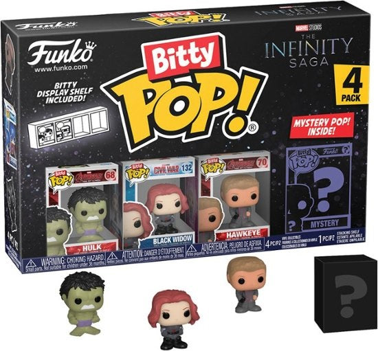 Funko Bitty Pop! The Avengers The Infinity Saga  Mini-Figure 4-Pack