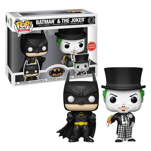 Funko DC Pop Heroes Batman 1989 - Batman & The Joker(Gamestop Exclusive)