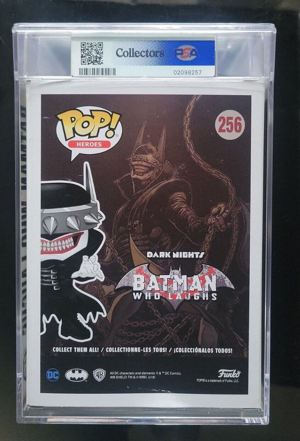 إعلان Funko POP PSA مصنف 8.5: DC Comics Batman Who Laughs #256 PX Previews حصريًا