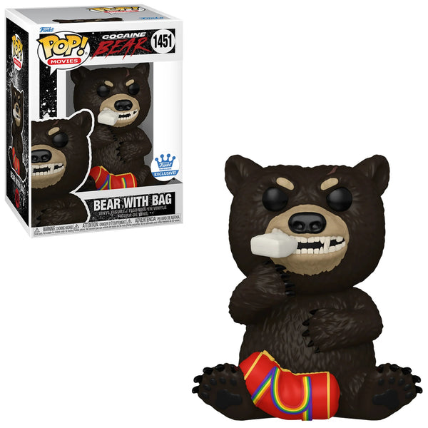 Funko Pop Movies-Cocaine Bear - Bear with Bag (funko exclusive)