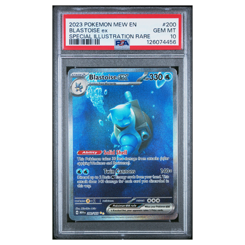2023 PSA 10 Pokemon Mew 151 Blastoise Ex #200 GEM MT Special Illustration Rare