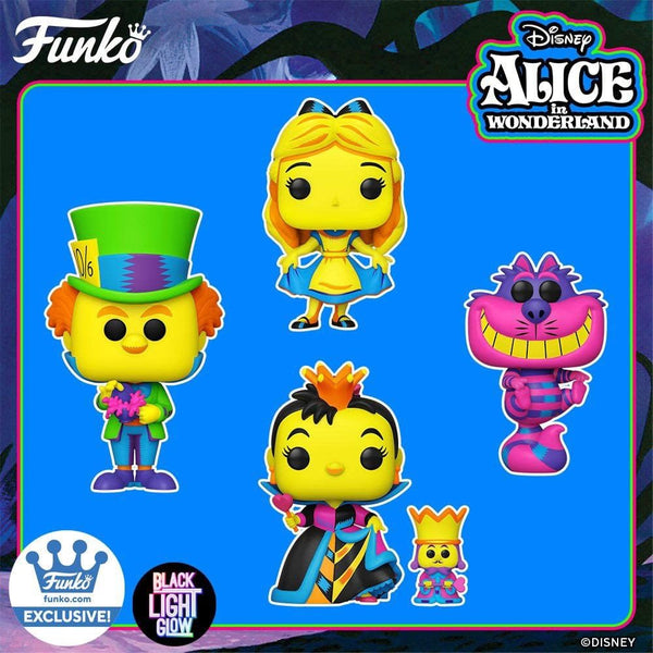 Funko Pop Disney: Alice in Wonderland - Blacklight collection