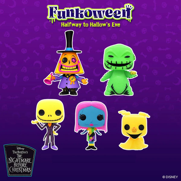 Funko Pop Disney : The Nightmare Before Christmas Blacklight collection