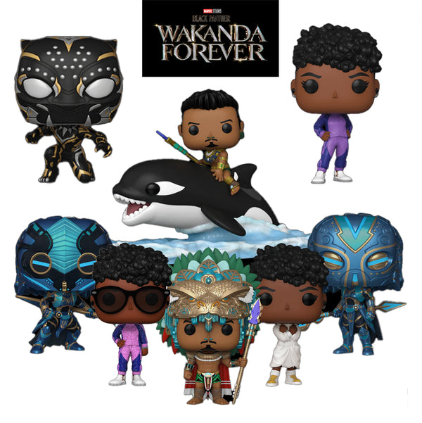 Funko Pop Movies :Marvel Black Panther 2: Wakanda Forever - Wakanda Will Fall collection