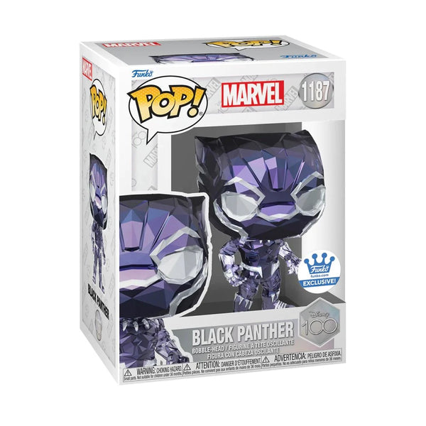 Funko Pop Marvel Black Panther (2018) - Black Panther (Facet) Disney 100th anniversary celebration edition (Funko exclusive)