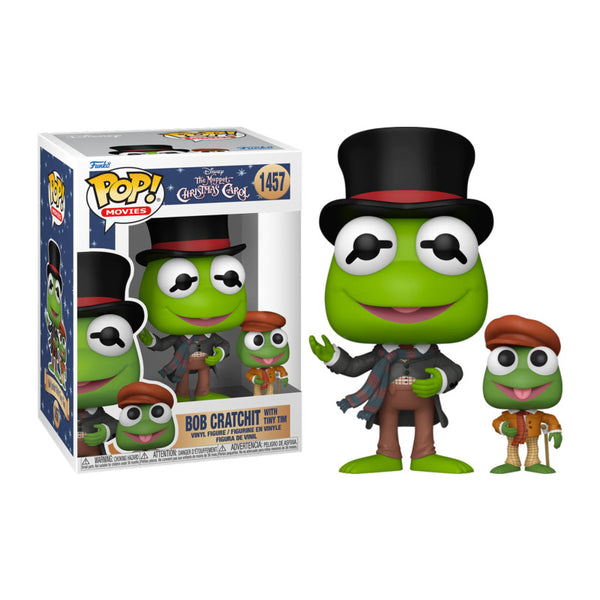 Funko Pop Movies Disney's The Muppet Christmas Carol (1992)-Bob Cratchit with tiny Tim