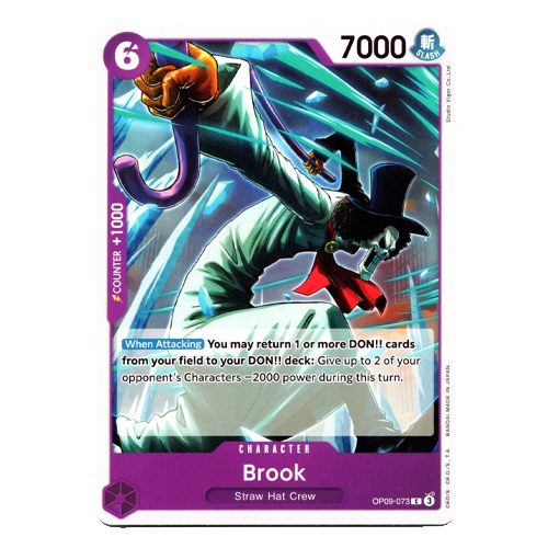 One Piece Card Game OP09-073 Brook C