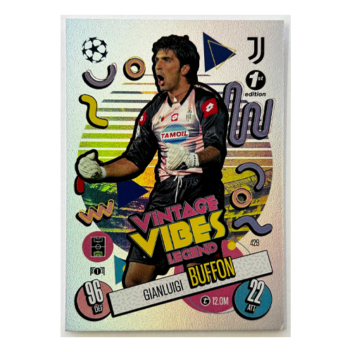 Topps 2024-25 Match Attax UEFA - Gianluigi Buffon (Juventus) Vintage Vibes Legend
