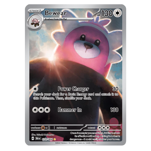 Pokemon Shrouded Fable Bewear #79 Illustration Rare