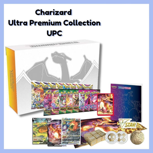 Pokemon TCG - SWORD & SHIELD Charizard Ultra Premium Collector Box