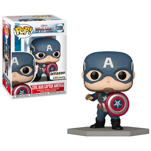 Funko Pop Marvel: Captain America: Civil War Build A Scene-Captain