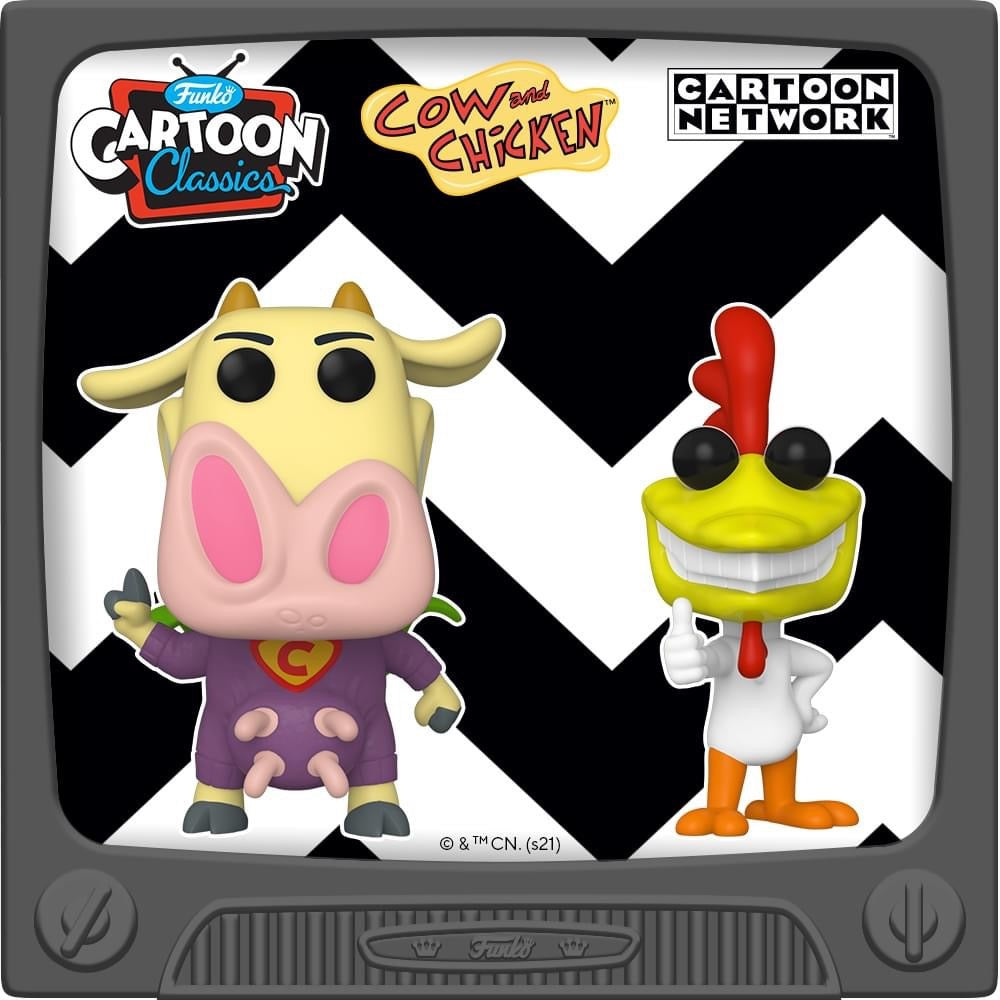 Funko Pop Animation- Cartoon Network - Cow and Chicken vinyl figures ...