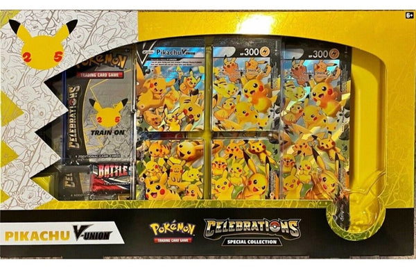 Pokemon 25th anniversary Celebrations Pikachu V- Union special collection booster pack