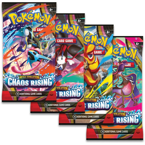 [Pre-Order] Pokemon Mega Evolution Chaos Rising booster pack (10 Cards)
