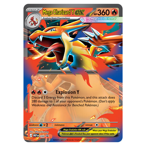 Pokemon Mega Evolution Mega Charizard Y Ex Pokemon Promo #030