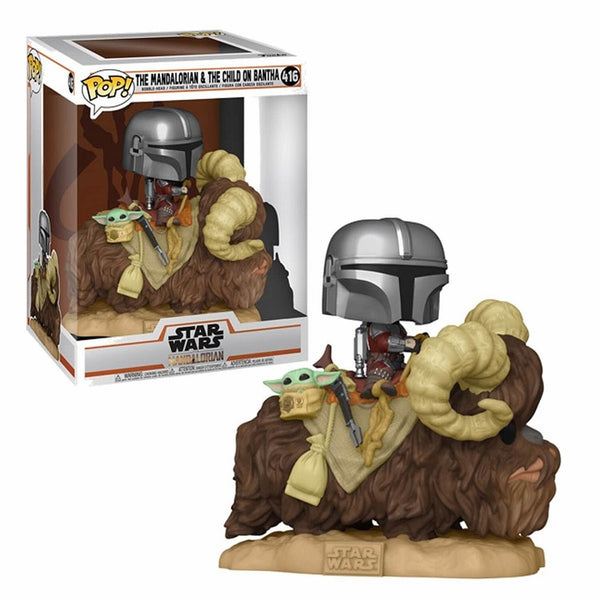 Funko Pop! Deluxe: Star wars The Mandalorian - The Mandalorian & The Child on Bantha