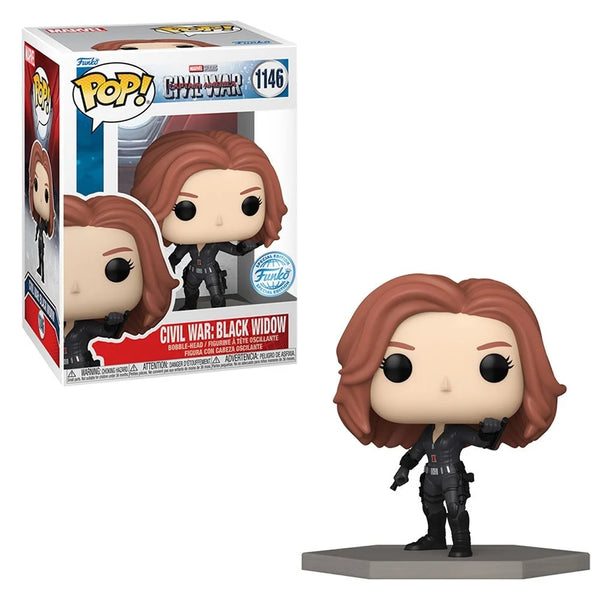 Funko Marvel Captain America: Civil War - Black Widow Build-A-Scene Pop