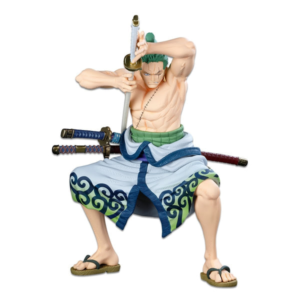 Banpresto  One Piece - Roronoa Zoro  [The Original] Ver. World Figure Colosseum Super Master Stars 9” PVC Statue