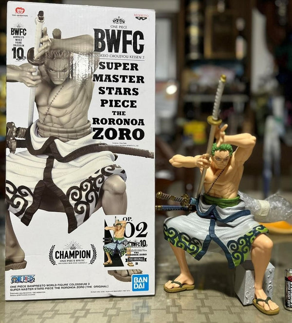 Banpresto  One Piece - Roronoa Zoro  [The Original] Ver. World Figure Colosseum Super Master Stars 9” PVC Statue