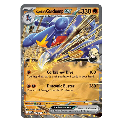 Pokemon Ascended Heroes Cynthia's Garchomp ex #111