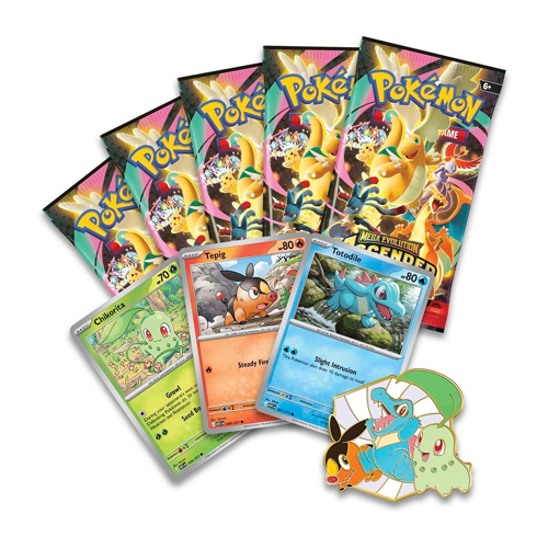 Pokemon Mega Evolution-Ascended Heroes First Partners Deluxe Pin Collection