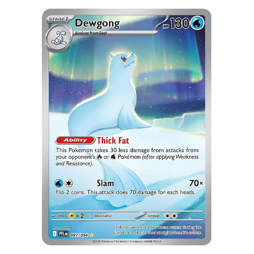 Pokemon Mega Evolution Phantasmal Flames Dewgong #97 Illustration Rare