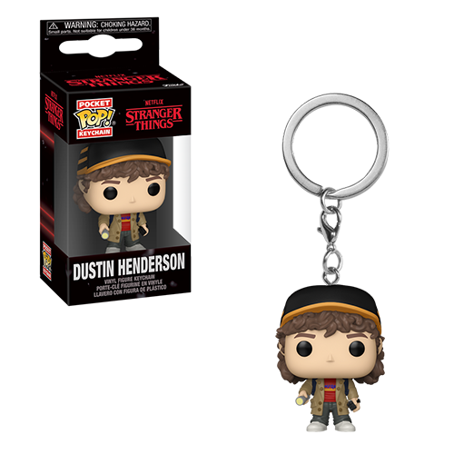 Funko Pop Keychain-Stranger Things season five-Dustin Henderson